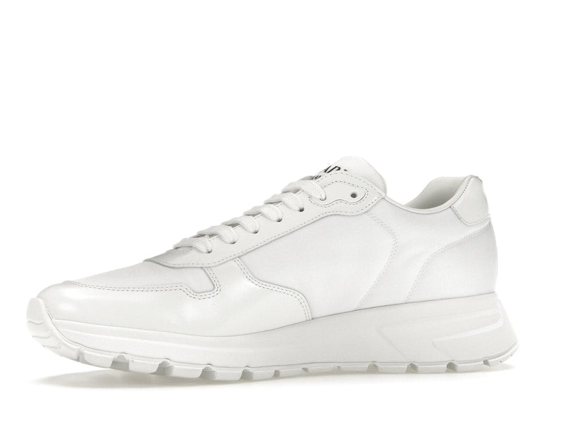 Prada PRAX 01 Sneakers Re-Nylon Brushed Leather White White
