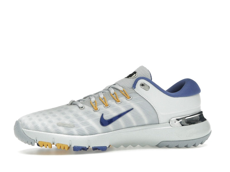 Nike Free Golf Pure Platinum University Gold Wolf Grey Astronomy Blue