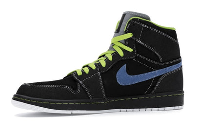 Jordan 1 Retro High Black Cyber Blue Sapphire