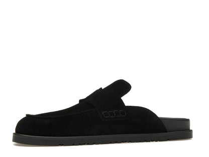 Hermes Go Mule Noir Suede Calkfskin (Men's)