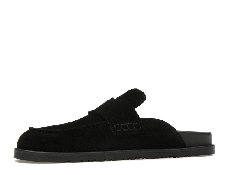 Hermes Go Mule Noir Suede Calkfskin (Men's)