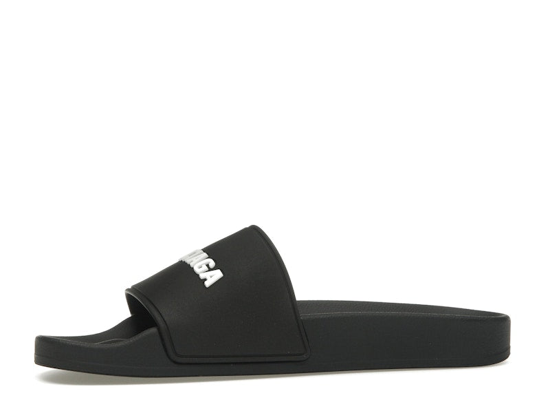 Balenciaga Pool Slide Black White (Women's)