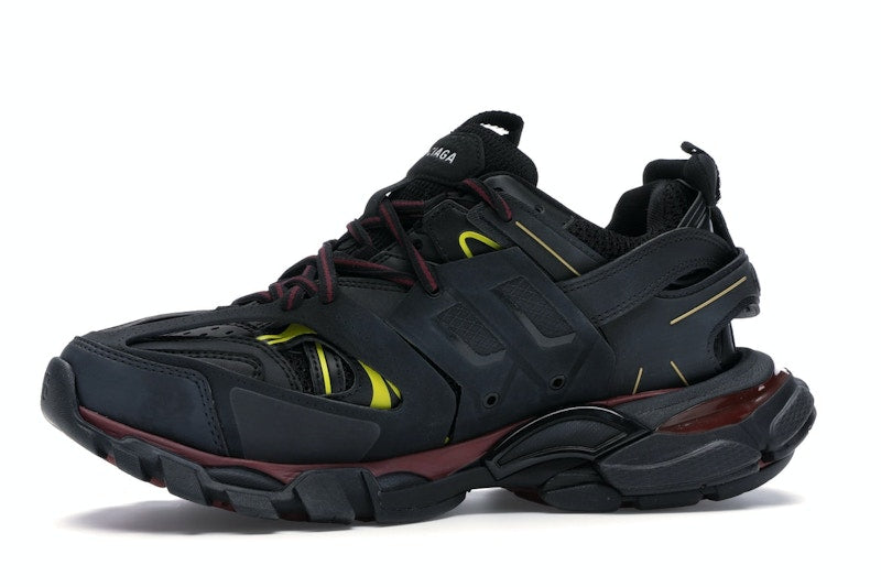 Balenciaga Track Trainers Black Bordeaux
