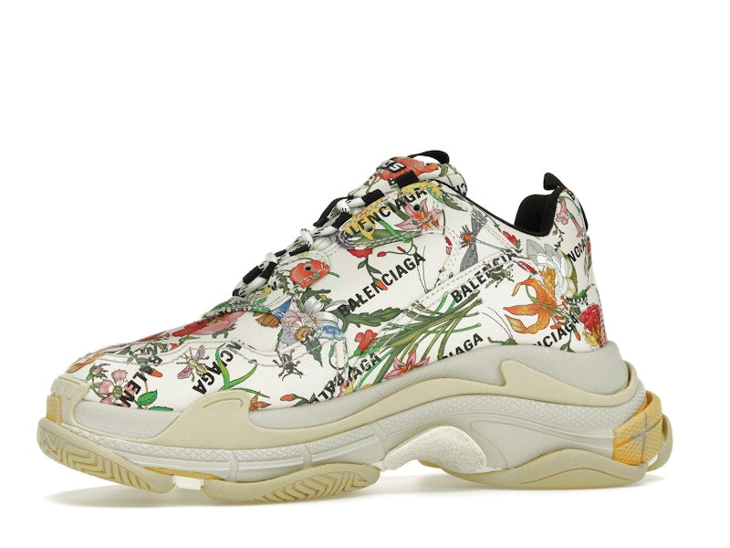 Gucci x Balenciaga The Hacker Project Triple S  Flora Print