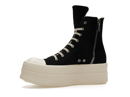 Rick Owens DRKSHDW Mega Bumper Sneaks Pentagram Black Pearl Milk