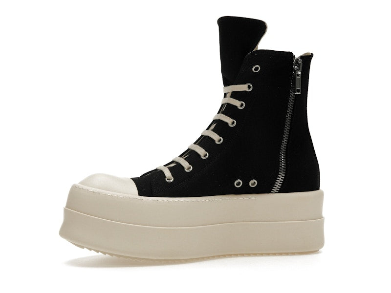 Rick Owens DRKSHDW Mega Bumper Sneaks Pentagram Black Pearl Milk