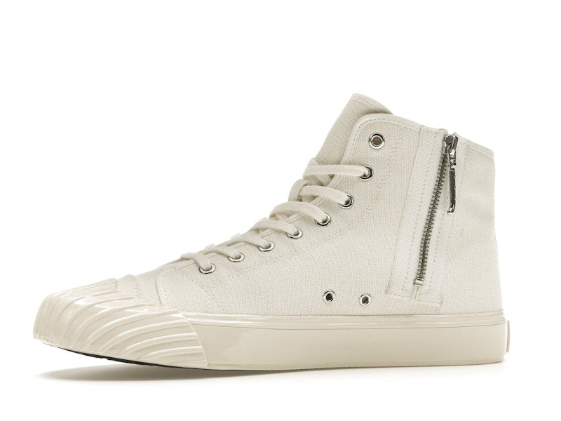 Kenzo School High Top Trainers Tiger Sole Off White