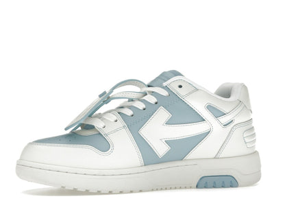 OFF-WHITE Out Of Office OOO Low Tops Light Blue White