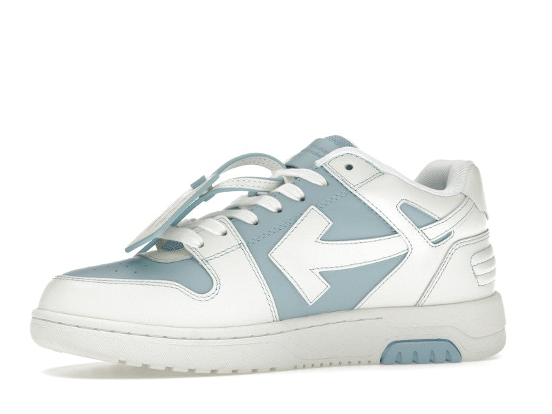 OFF-WHITE Out Of Office OOO Low Tops Light Blue White