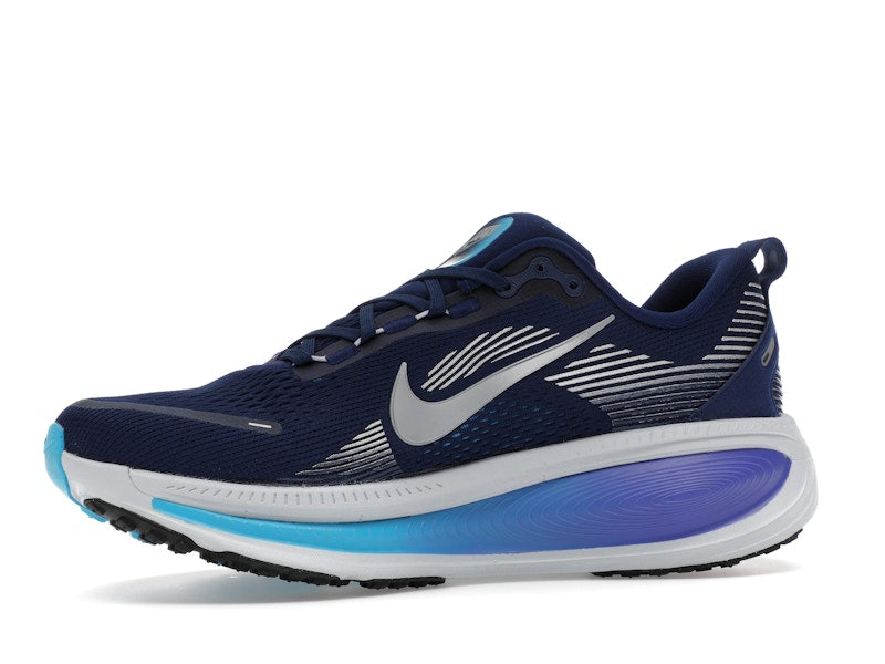 Nike Vomero 18 Blue Void Blue Lightning Bright Crimson Metallic Silver