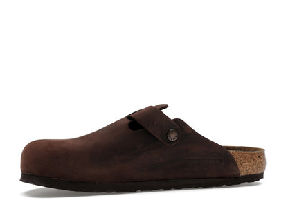 Birkenstock Boston Soft Footbed Oiled Leather Habana Brown