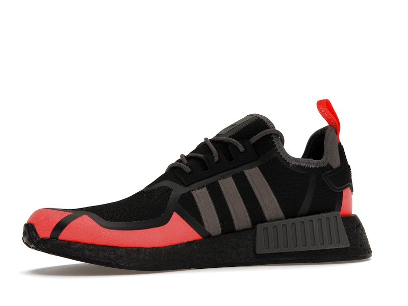 adidas NMD R1 Core Black Solar Red Grey