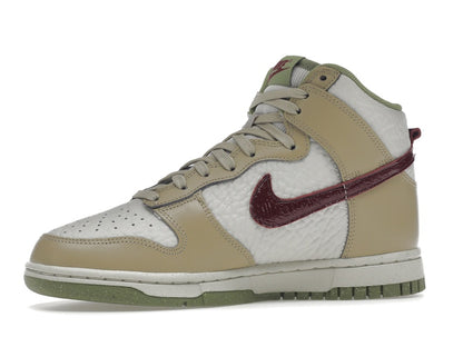 Nike Dunk High Tumbled Tan White Brown (Women's)