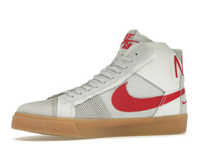 Nike SB Zoom Blazer Mid Premium Deconstructed White University Red Gum
