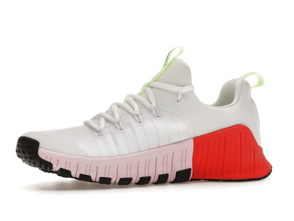 Nike Free Metcon 6 White Barely Volt Bright Crimson Pink Foam (Women's)