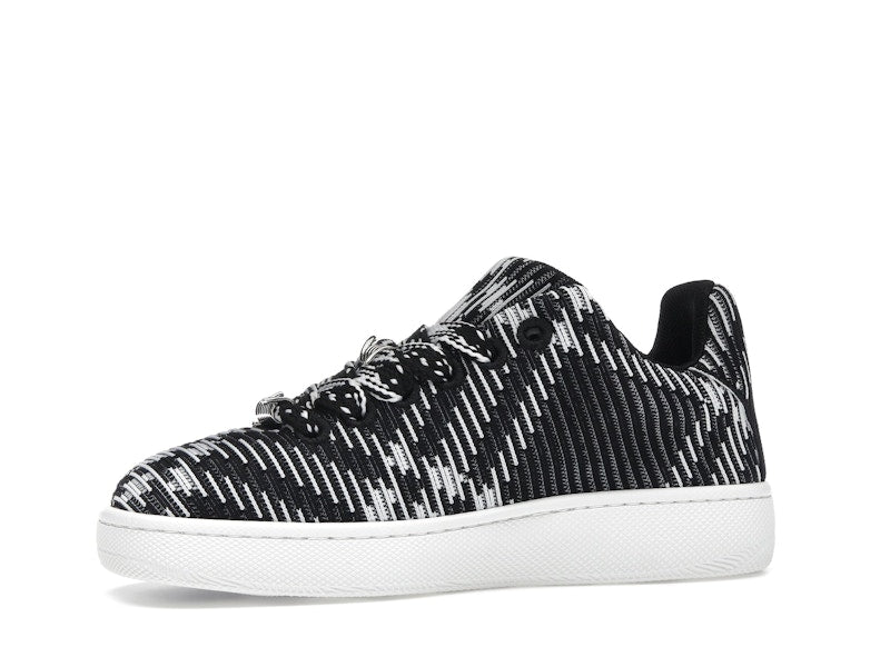 Burberry Check Knit Box Sneaker Black White (Women's)