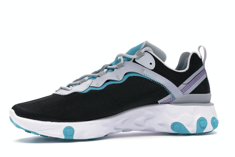 Nike React Element 55 Black Pure Platinum Teal Nebula