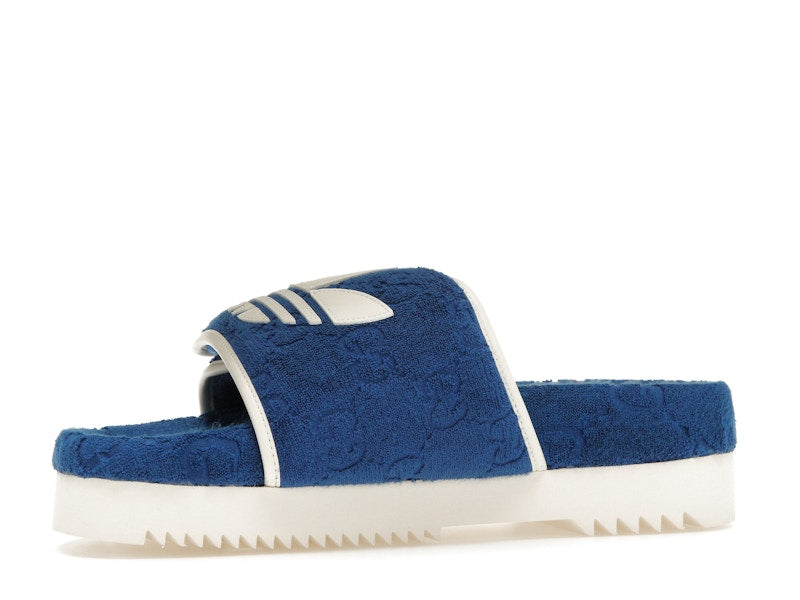 adidas x Gucci GG Platform Sandal Blue