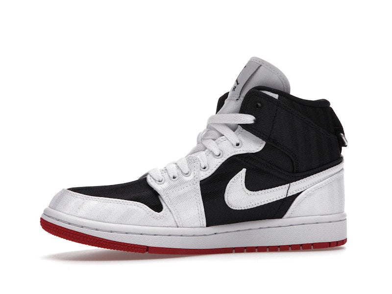 Jordan 1 Mid SE Utility Canvas White Black Gym Red (Women's)