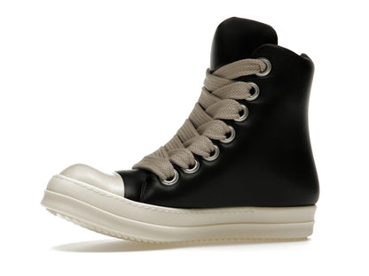 Rick Owens Jumbo Lace Padded Sneaks Black Milk