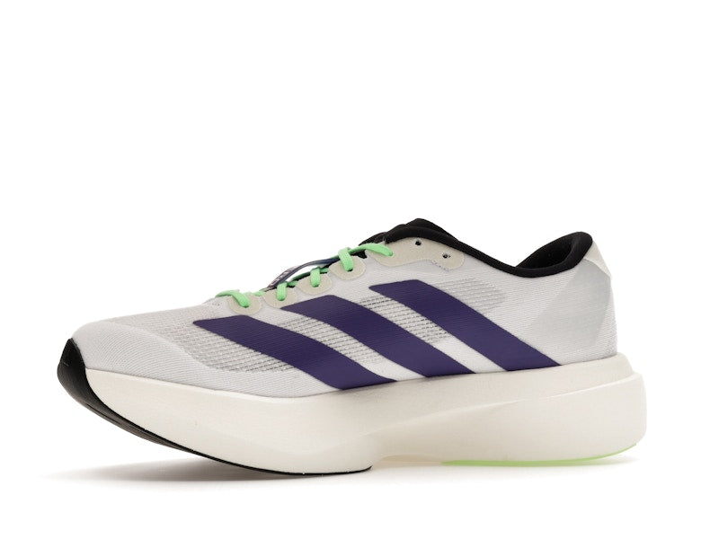 adidas Adizero Evo SL White Purple Lime Burst