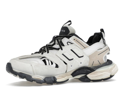 Balenciaga Track Worn Out In White Black