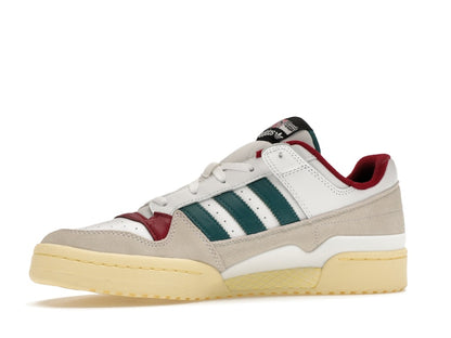adidas Forum Low White Teal Burgundy