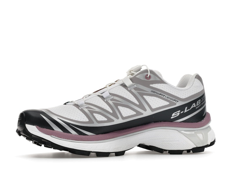 Salomon XT-6 White Black Dusky Orchid