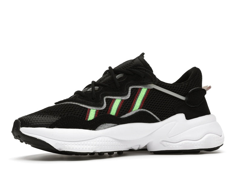 adidas Ozweego Core Black Solar Green (GS)