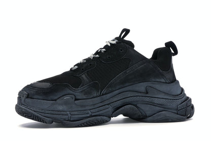 Balenciaga Triple S Triple Black (2018 Reissue) (Pre-Distressed)