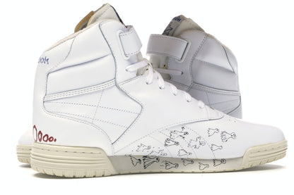Reebok Ex-O-Fit Clean Hi Bait x Ghostbusters x Stranger Things Vintage