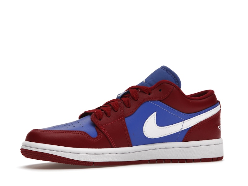 Jordan 1 Low Pomegranate Medium Blue (Women's)