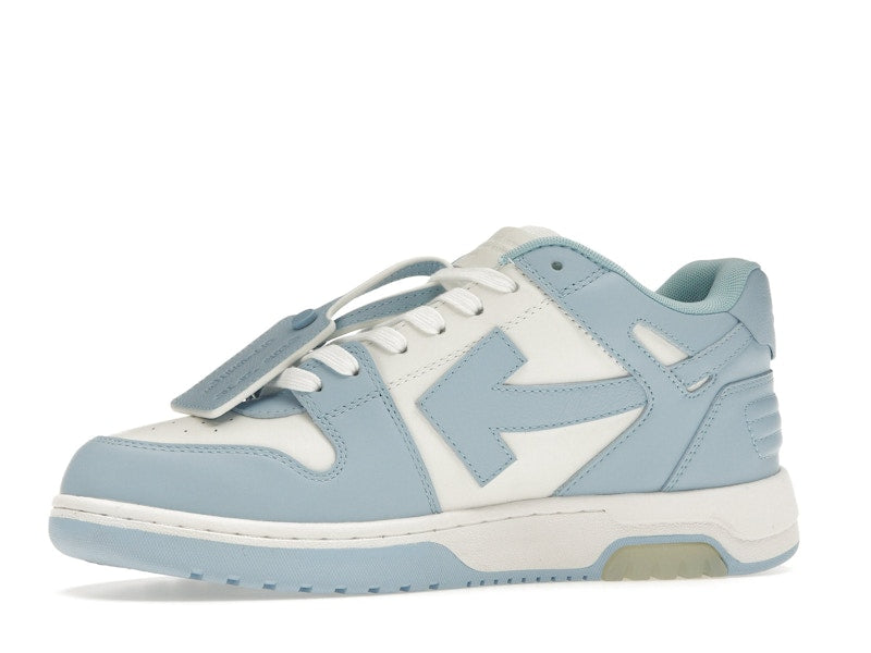 OFF-WHITE OOO Low Out Of Office Calf Leather White Light Blue
