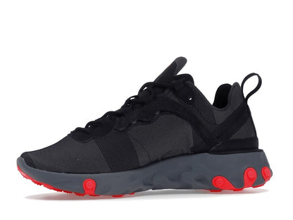 Nike React Element 55 Black Solar Red (Women's)