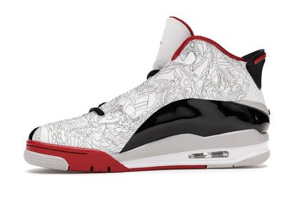 Jordan Dub Zero White Varsity Red