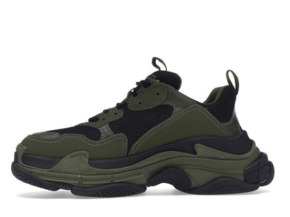Balenciaga Triple S Dark Green Black