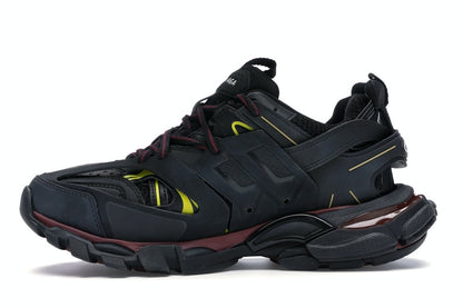 Balenciaga Track Trainers Black Bordeaux
