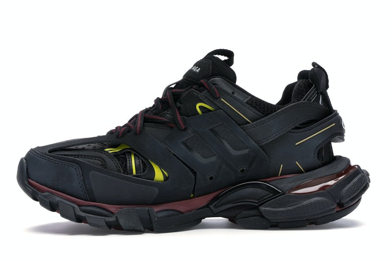 Balenciaga Track Trainers Black Bordeaux