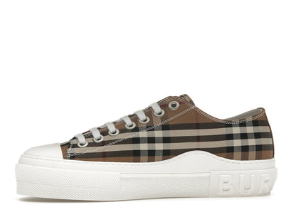 Burberry Vintage Check Cotton Sneakers Birch Brown