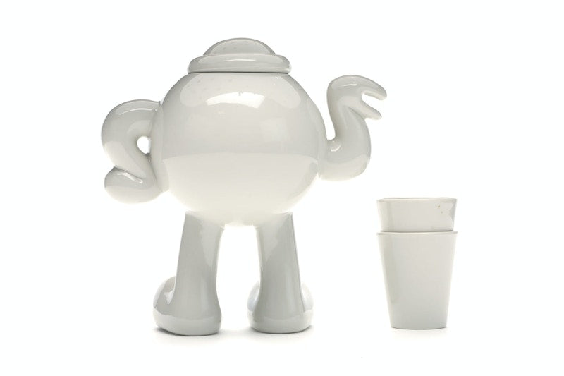 James Jarvis Glazed Porcelain Teapot White
