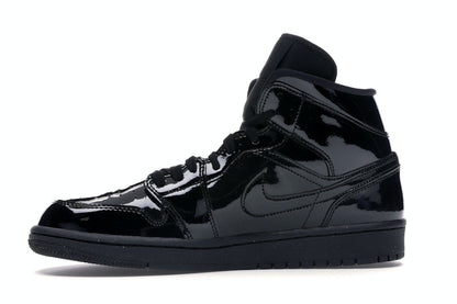 Jordan 1 Mid SE Triple Black Patent (Women's)