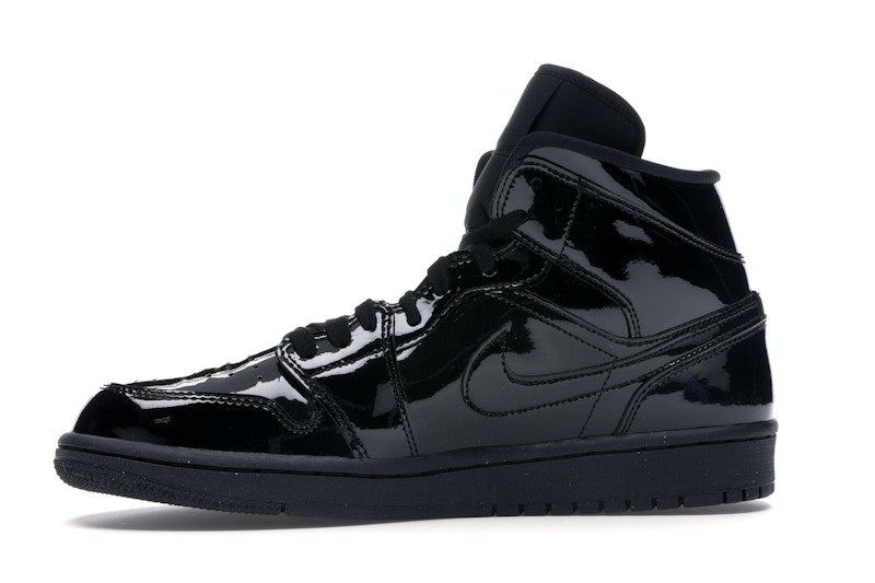 Jordan 1 Mid SE Triple Black Patent (Women's)
