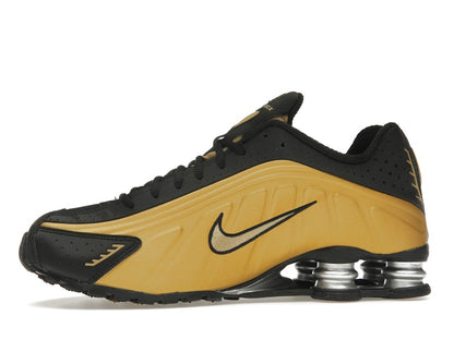 Nike Shox R4 Black Metallic Gold (Women's)