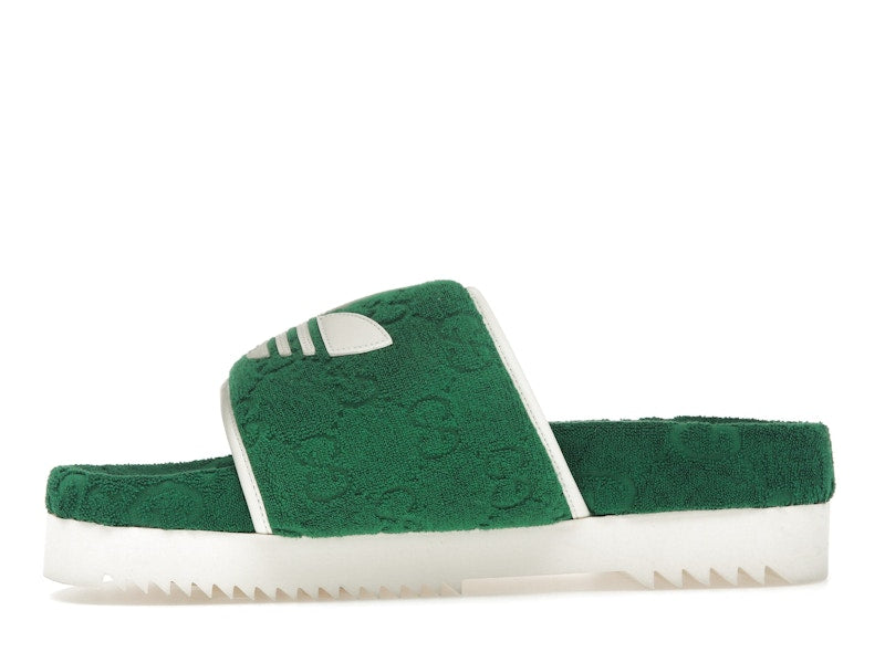 adidas x Gucci GG Platform Sandal Green