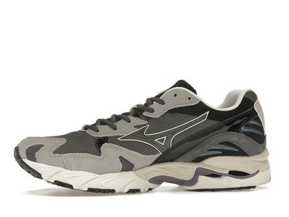 Mizuno Wave Rider 10 Dark Grey Lime Yellow