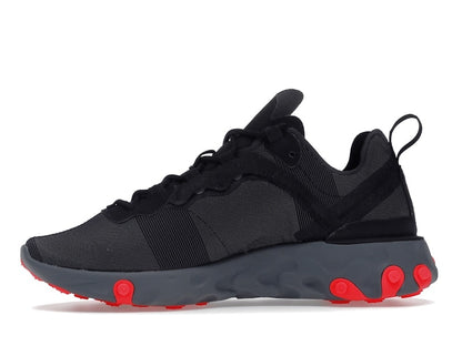 Nike React Element 55 Black Solar Red (Women's)