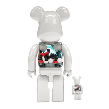 Bearbrick PiL 100% & 400% Set Chrome Ver.