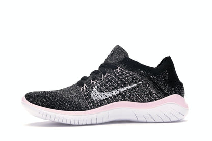 Nike Free RN Flyknit 2018 Black Pink Foam (Women's)