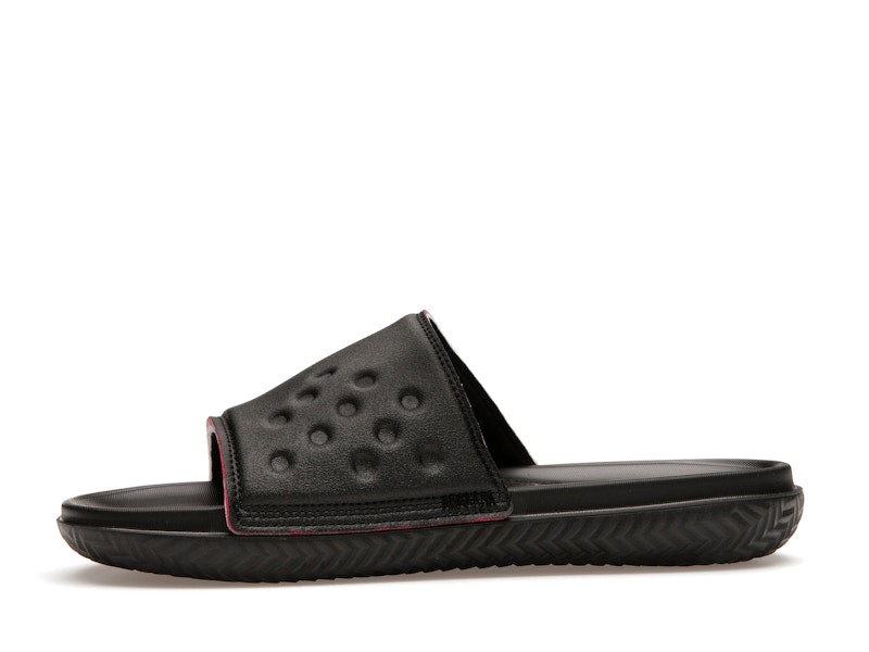 Jordan Play Slide Black University Red