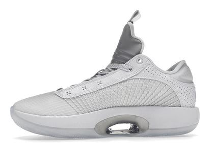 Jordan XXXV Low Metallic Silver (Clear Sole)